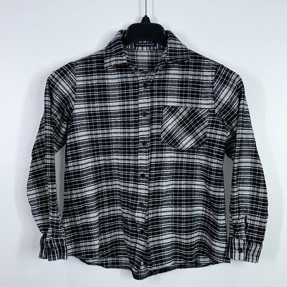 Brandy Melville Tops - Brandy Melville plaid flannel button up casual shirt